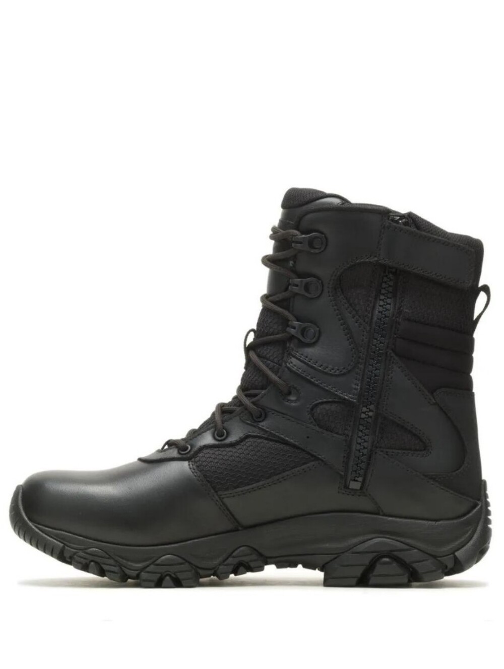 Merrell Moab 3 Response 8" Zip WP Boots in Black